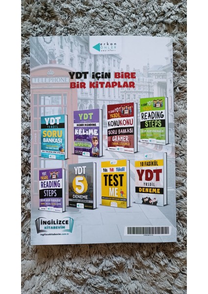 YDT YKSDİL Eksiğim Nerede? Konu Tarama Testleri - Erkan Önler