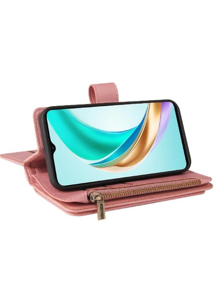 Kart ile Onur X6B Fermuar Poket Onbeş Kart Yuvaları Için Cüzdan Telefon Kılıfı (Yurt Dışından) indirimleri