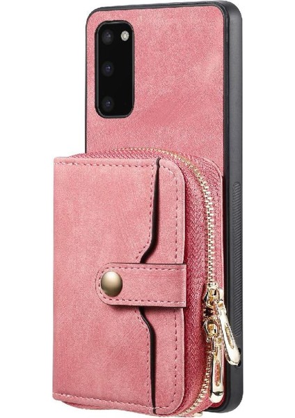 Samsung Galaxy S20 Için Kılıf Standı Fermuar Kapatma 7 Kart Yuvaları Ayarlanabilir (Yurt Dışından) fırsatları
