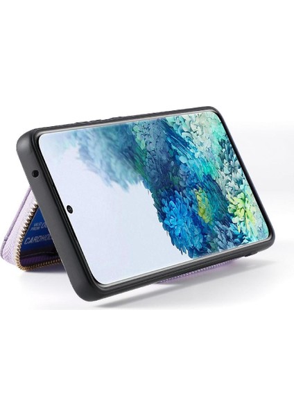 Samsung Galaxy S20 Için Kılıf Standı Fermuar Kapatma 7 Kart Yuvaları Ayarlanabilir (Yurt Dışından) fiyatları