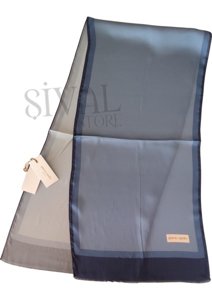 Pierre Cardin Ipek Fular Mavi 323