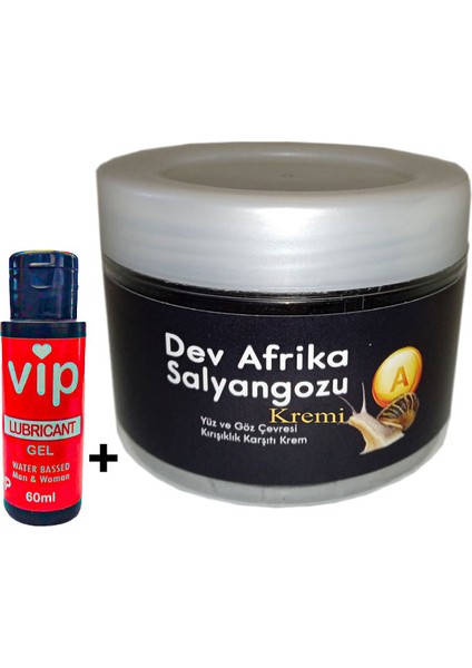 Vıp:24 Dev Afrika Salyangozu Yaşlànma Kàrşıtı 100 ml Krem Yanında Vip Bay Bayan Kàydırici Jel 60 ml