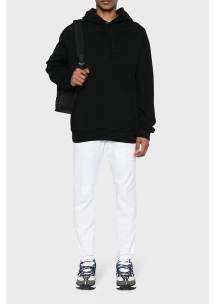 Logolu Streç Pamuklu Slim Fit Jeans Erkek Kot Pantolon S71LB1352 STN833 100 modelleri