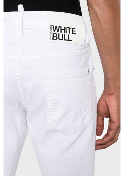 Logolu Streç Pamuklu Slim Fit Jeans Erkek Kot Pantolon S71LB1352 STN833 100 fırsatları