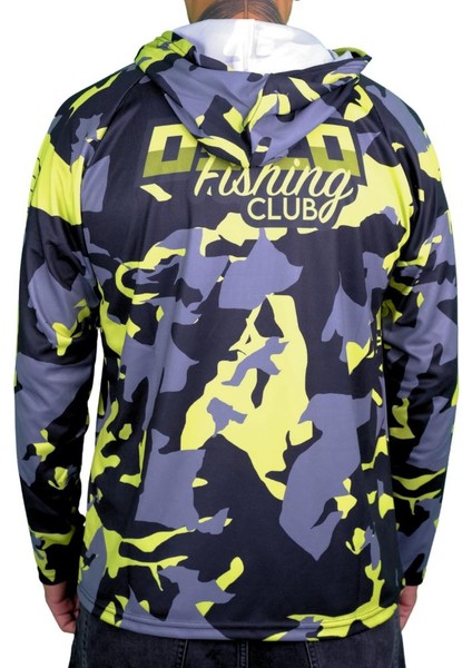 Performans Balıkçı T-Shirt Kapüşonlu Yellow Camo modelleri