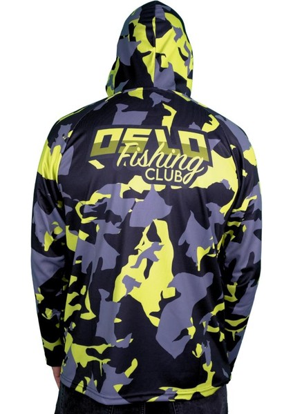 Performans Balıkçı T-Shirt Kapüşonlu Yellow Camo fırsatları
