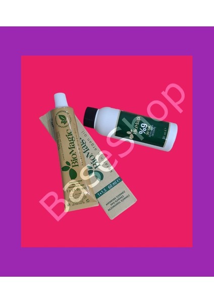 Bio Magic Amonyaksız Saç Boyası 60ML & 30 Volum 90ML Oksidan x 2 Adet 9.72 Küllü Sarı Renk