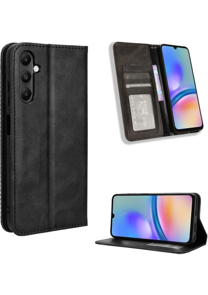 Samsung Galaxy A05S Pu Deri Cüzdan Manyetik Kapatma Için Kılıf (Yurt Dışından)