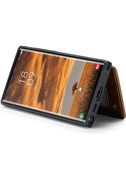 Samsung Galaxy S24 Ultra Kart Tutucu Pu Deri Için Caseme Cüzdan Kılıf (Yurt Dışından) modelleri