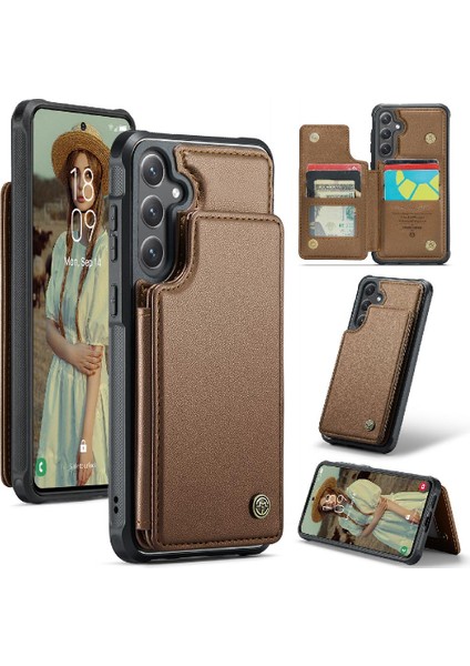 Samsung Galaxy S24 Artı Rfıd Engelleme Kickstand Için Caseme Cüzdan Kılıf (Yurt Dışından)