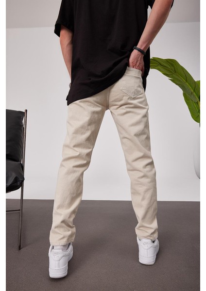 5101 Slim Krem Pantolon