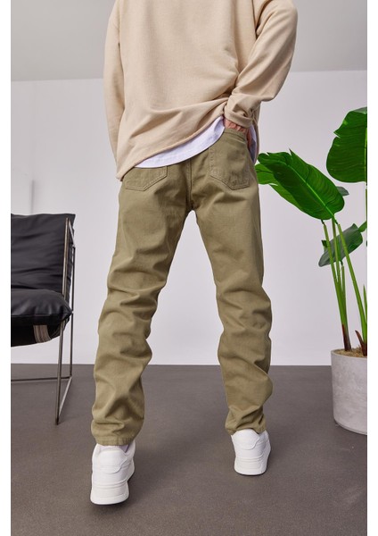 6269 Yeşil Gabardin Pantolon