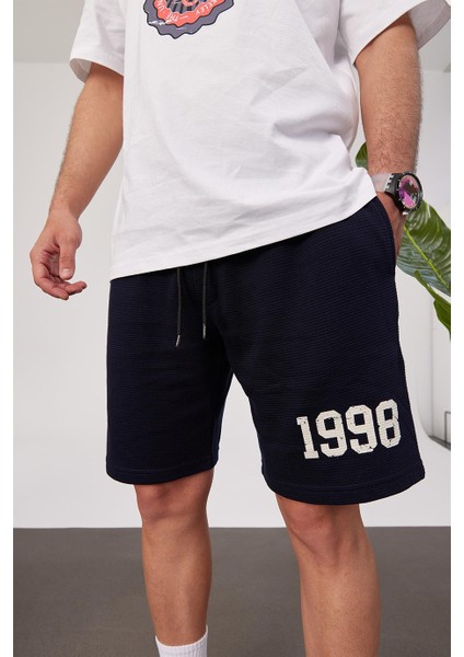 1998 Örme Kumaş Lacivert Şort