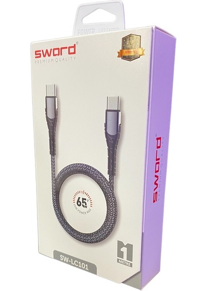 Kablo SW-LC101 Usb-C-To Usb-C Gri