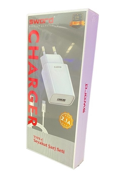 Type-C Şarj Seti 2100 Ma SW-CA12C