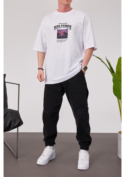 Volcanes Beyaz Tshirt