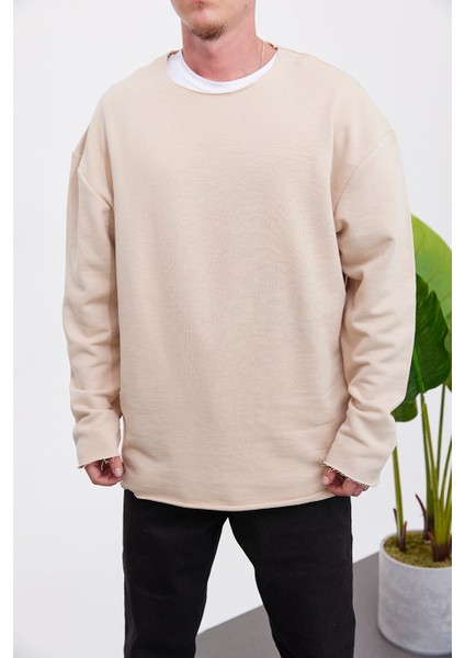 Pis Yaka Krem Sweatshirt