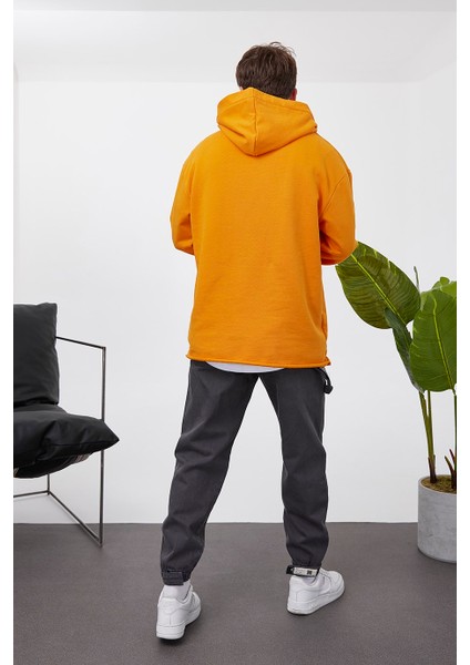 Pis Etek Kapüşonlu Turuncu Sweatshirt indirimleri