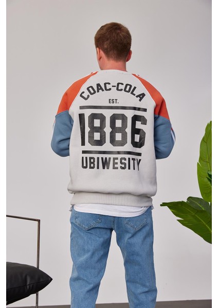 Coac-Cola Açık Gri Sweatshirt