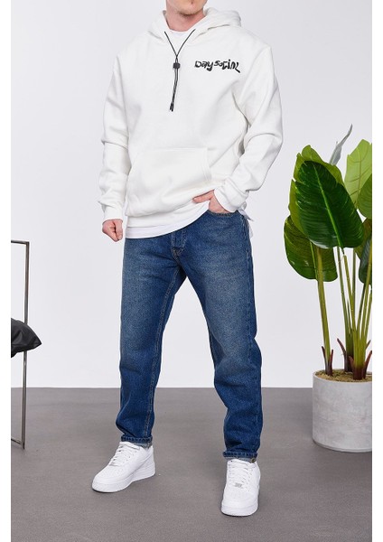 Day Social Beyaz Kapüşonlu Sweatshirt fiyatları