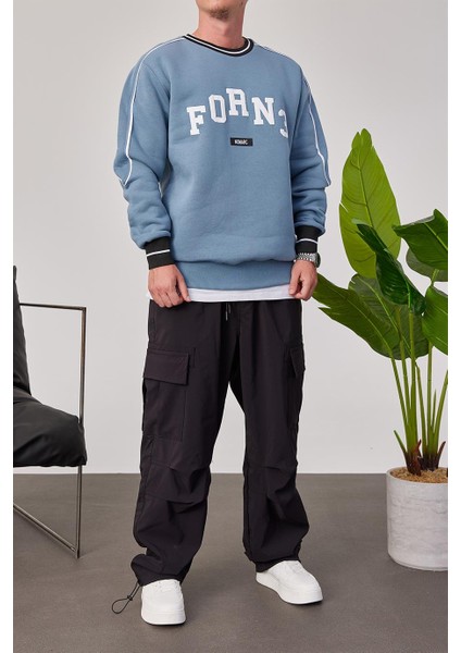 Forn3 Mavi Sweatshirt fiyatları