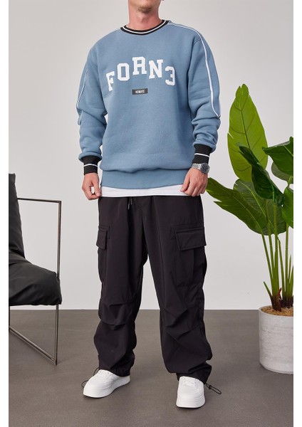 Forn3 Mavi Sweatshirt modelleri