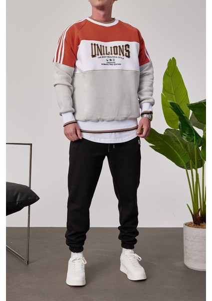 Unilions Kiremit Gri Sweatshirt