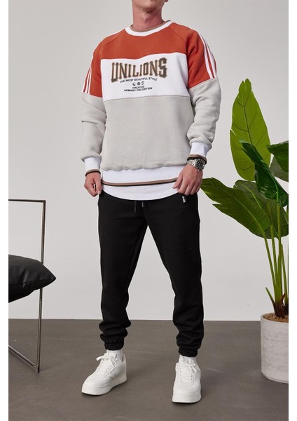 Unilions Kiremit Gri Sweatshirt fırsatları