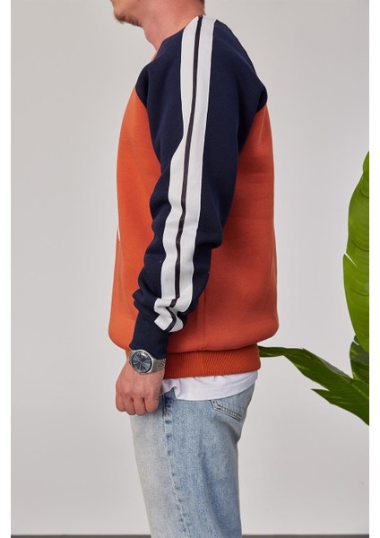 E Harf Baskılı Kiremit Sweatshirt fiyatları