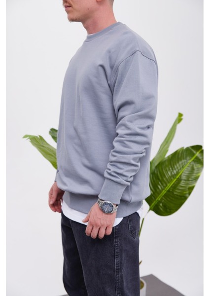 Basic Pamuk Gri Sweatshirt fiyatları