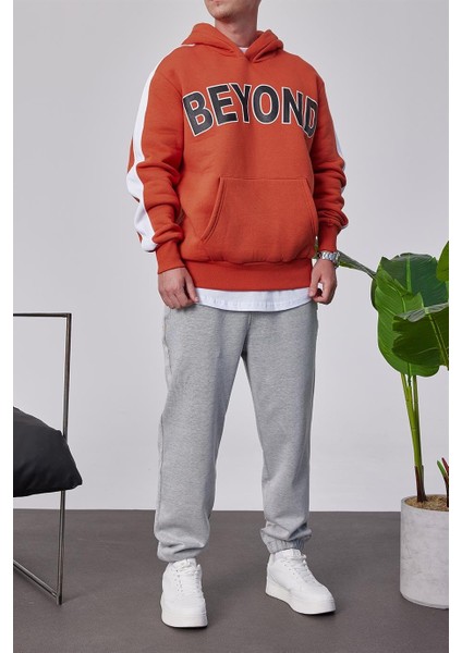 Beyond Kiremit Kapüşonlu Sweatshirt