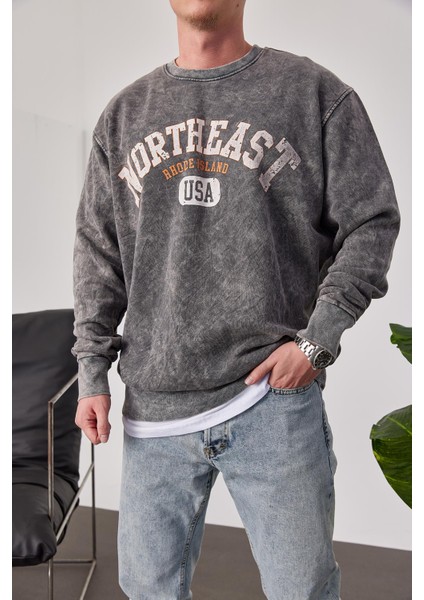 Northeast Yıkamalı Füme Sweatshirt fiyatları