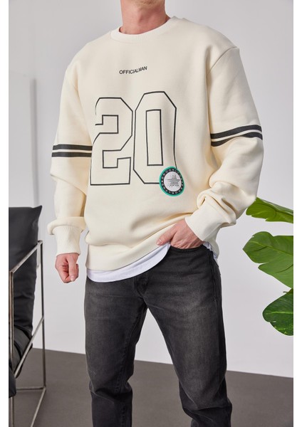 Officialman Krem Sweatshirt modelleri