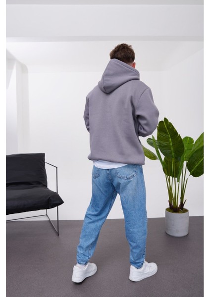 Ip Detaylı Basic Kapüşonlu Gri Sweatshirt fırsatları