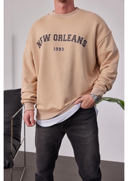 New Orleans Krem Sweatshirt