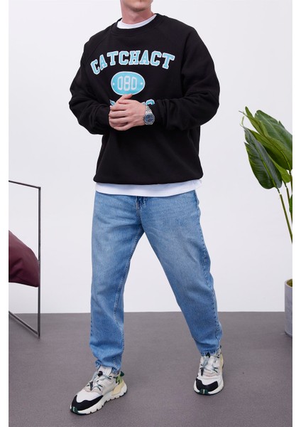 Catchact Siyah Sweatshirt