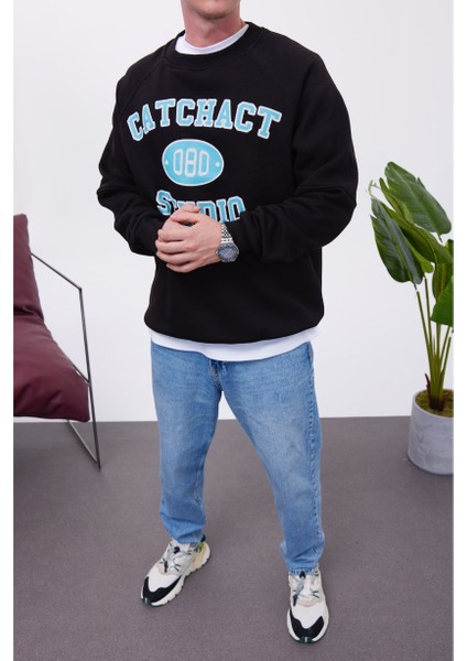 Catchact Siyah Sweatshirt fiyatları