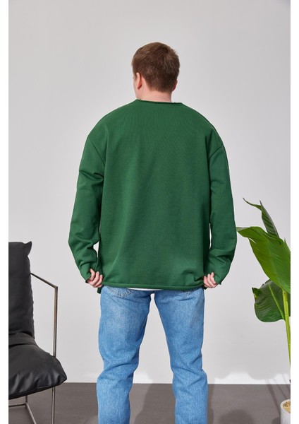 Pis Yaka Yeşil Sweatshirt modelleri