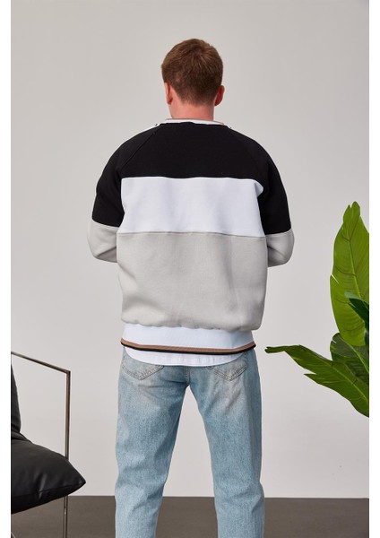 Unilions Siyah Gri Sweatshirt modelleri