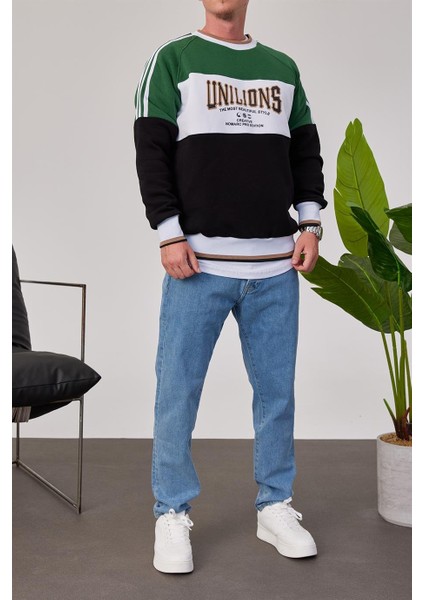 Unilions Yeşil Siyah Sweatshirt indirimleri