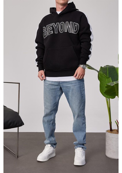Beyond Siyah Kapüşonlu Sweatshirt fırsatları