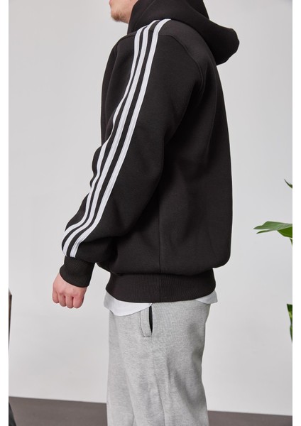 HDRDROAD Siyah Kapüşonlu Sweatshirt fırsatları