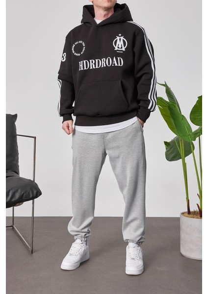 HDRDROAD Siyah Kapüşonlu Sweatshirt indirimleri