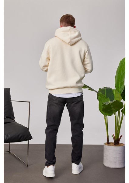 Brooklyn Baskılı Krem Sweatshirt modelleri
