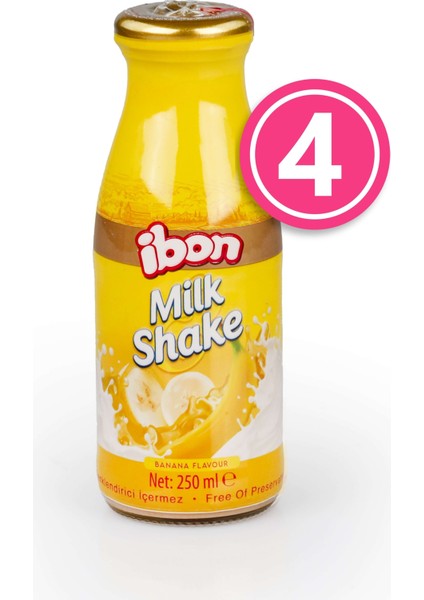 Ibon Milk Juice Muzlu 250 Ml. 4 Lü Paket