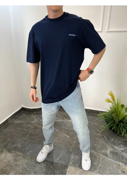 Basic Pamuklu Lacivert Tshirt