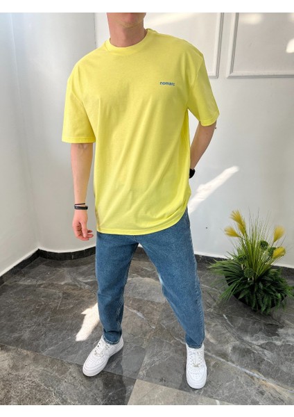 Basic Pamuklu Sarı Tshirt