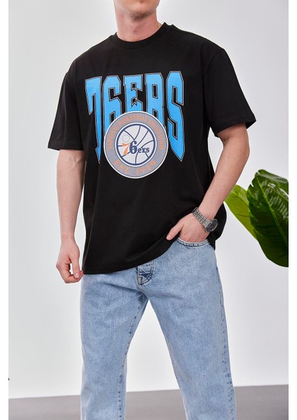 76ers Siyah Tshirt
