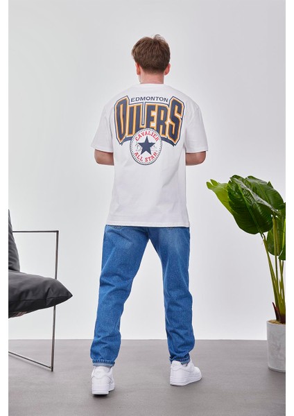Oilers Beyaz Tshirt modelleri