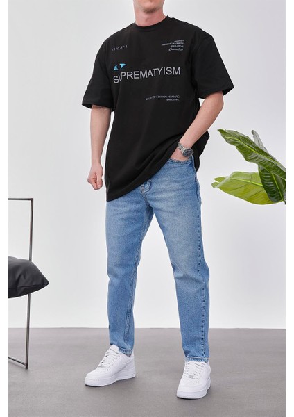 Suprematyism Siyah Tshirt